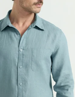 LONG SLEEVE LINEN SHIRT