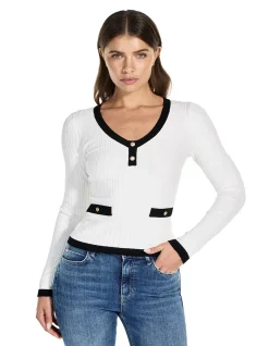 Long Sleeve Vn Laurel Sweater