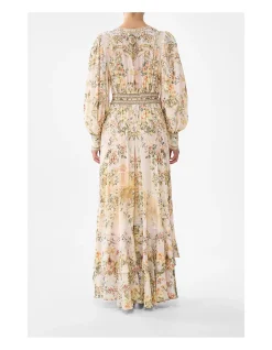 LONG BUTTON FRONT DRESS