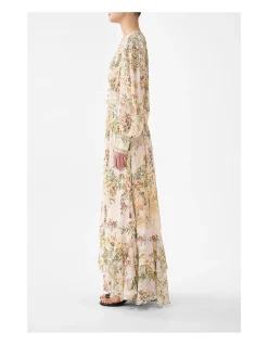 LONG BUTTON FRONT DRESS