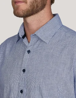 Long Sleeve AREZZO Linen Blend Shirt