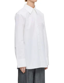 Long Sleeve Button-Up Shirt Optic White