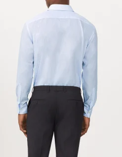 LONG SLEEVE CLASSIC CIRCLE PRINT COTTON SHIRT
