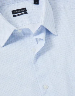 LONG SLEEVE CLASSIC CIRCLE PRINT COTTON SHIRT