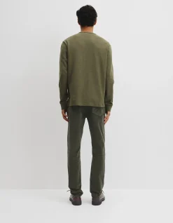 Long Sleeve Cotton Slub T-Shirt