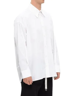 Long-Sleeved Shirt with Pearl Print