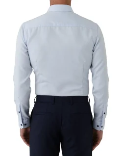 Long Sleeve HONEYCOMB Regular Fit Cuff Slim Shirt
