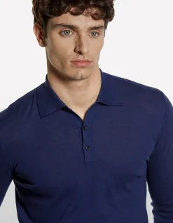 LONG SLEEVE POLO SHIRT