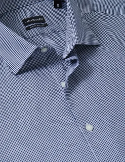 LONG SLEEVE SLIM FIT EASY CARE DOBBY SHIRT