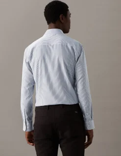 Long Sleeve Slim Fit MARLE Check FRENCH Shirt
