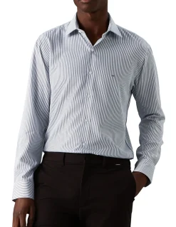 Long Sleeve Slim Fit MARLE Check FRENCH Shirt