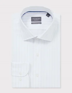 Long Sleeve Tailored Heritage Weave Stripe Shirt