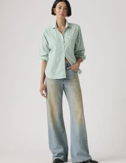 Loose Boot Mid Rise Non Stretch Bootcut Jeans