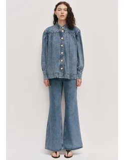 Lorraine Denim Blouse