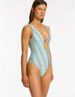 Lotus Plunge One Piece