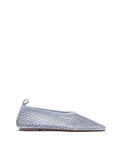 Lou Perforated Leather High Topline Flat