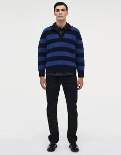 Lou Straight Sharp Black Comfort Denim Jeans
