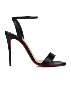 Loubigirl 100mm Sandal Black