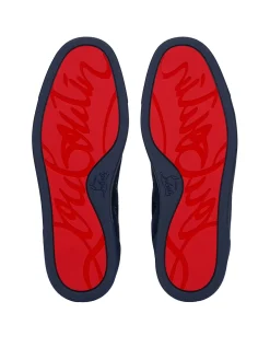 LOUIS JUNIOR SPIKES ORLATO FLAT VEAU VELOURS DS/GG ZAFFIRO
