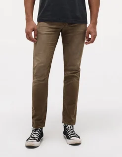 Lou Slim Twill Desert Slim Straight Jeans