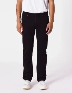 Lou Straight Mid Rise Stretch Straight Leg Jeans