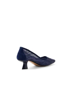Loyola Crystal Mesh Pointed Heel Pumps
