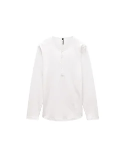 LS RIBBED HENLEY