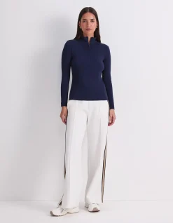 LUCY ZIP FUNNEL NECK
