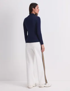 LUCY ZIP FUNNEL NECK