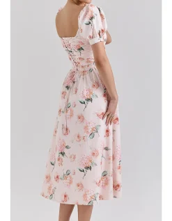 LULABELL RUFFLED A-LINE DRESS