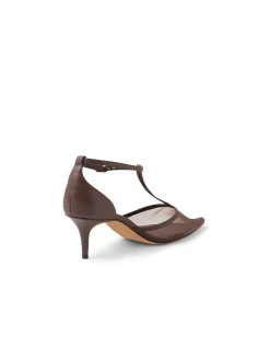 Lunah Mesh T Bar Pointed Toe Pumps