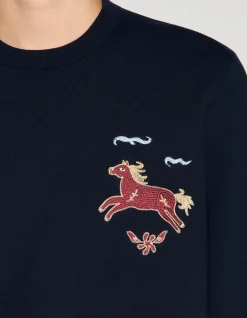 Lunar New Year Horse Pull Sweater