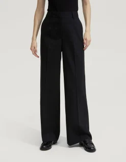 LYDIA WOOL STRETCH SUIT PANTS