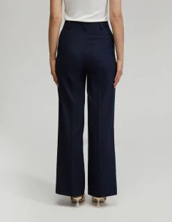 LYDIA WOOL STRETCH SUIT TROUSERS