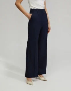 LYDIA WOOL STRETCH SUIT TROUSERS