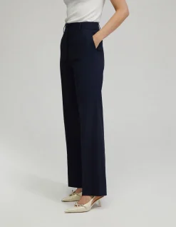 LYDIA WOOL STRETCH SUIT TROUSERS