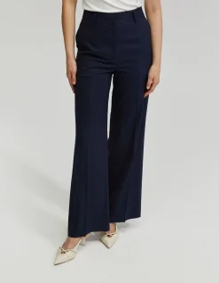 LYDIA WOOL STRETCH SUIT TROUSERS