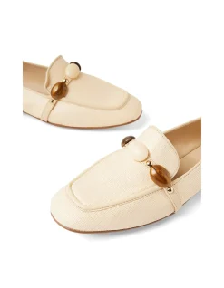 Mabeline Beaded Raffia Loafers