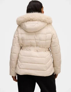 MACEY CURVE SHORT PUFFER JACKET