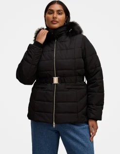 MACEY CURVE SHORT PUFFER JACKET