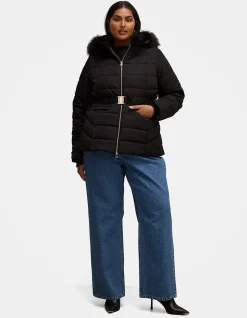 MACEY CURVE SHORT PUFFER JACKET