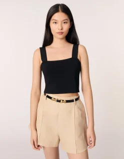 Maclyna Top Stretch Knitted Tank