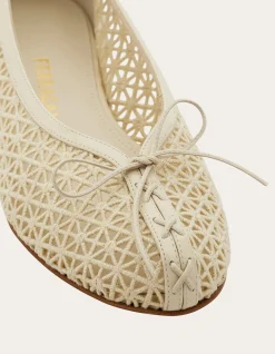 MACRAMÉ LACE BALLET FLAT