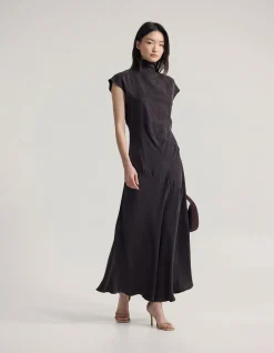 MAGGIE CUPRO DRESS