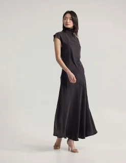 MAGGIE CUPRO DRESS