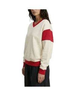 MAGGIE CONTRAST V SWEAT