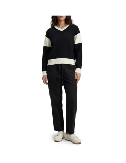 MAGGIE CONTRAST V SWEAT