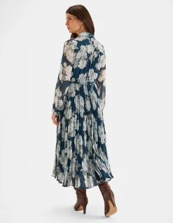 Magnolia Floral Midi Dress