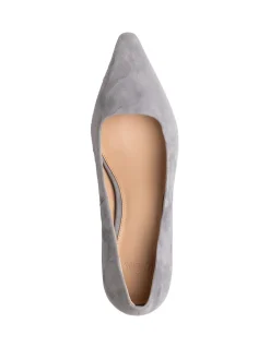 Maine Cement Grey Suede Leather Pump