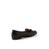 Majong Leopard Panel Bow Detail Loafers